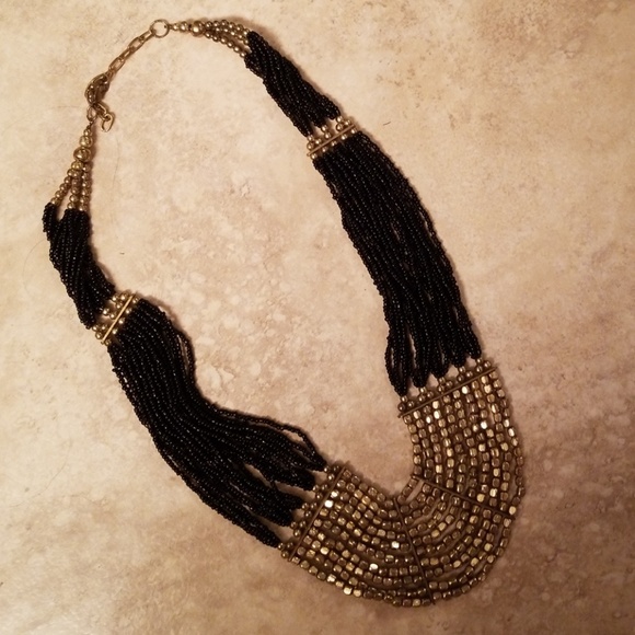 Charming Charlie Jewelry - Charming Charlie Black Costume Necklace